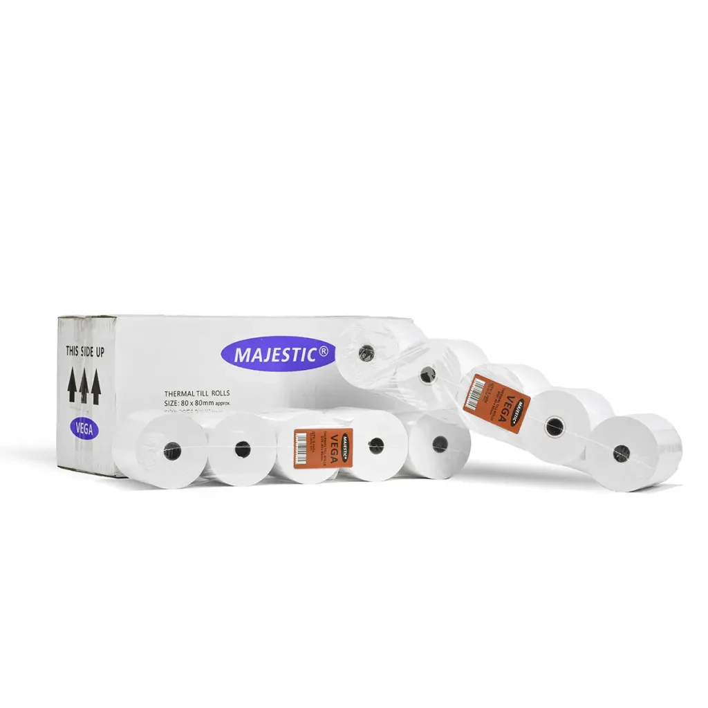 Majestic thermal till rolls 20 pack