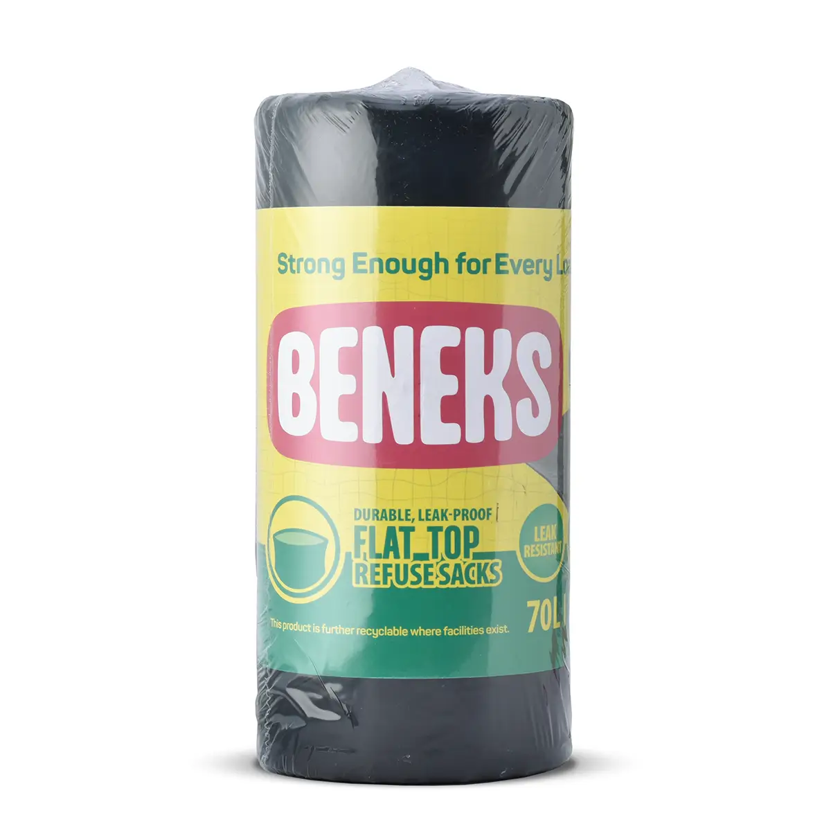 Beneks 70Ltr 40s Black Refuse Sacks