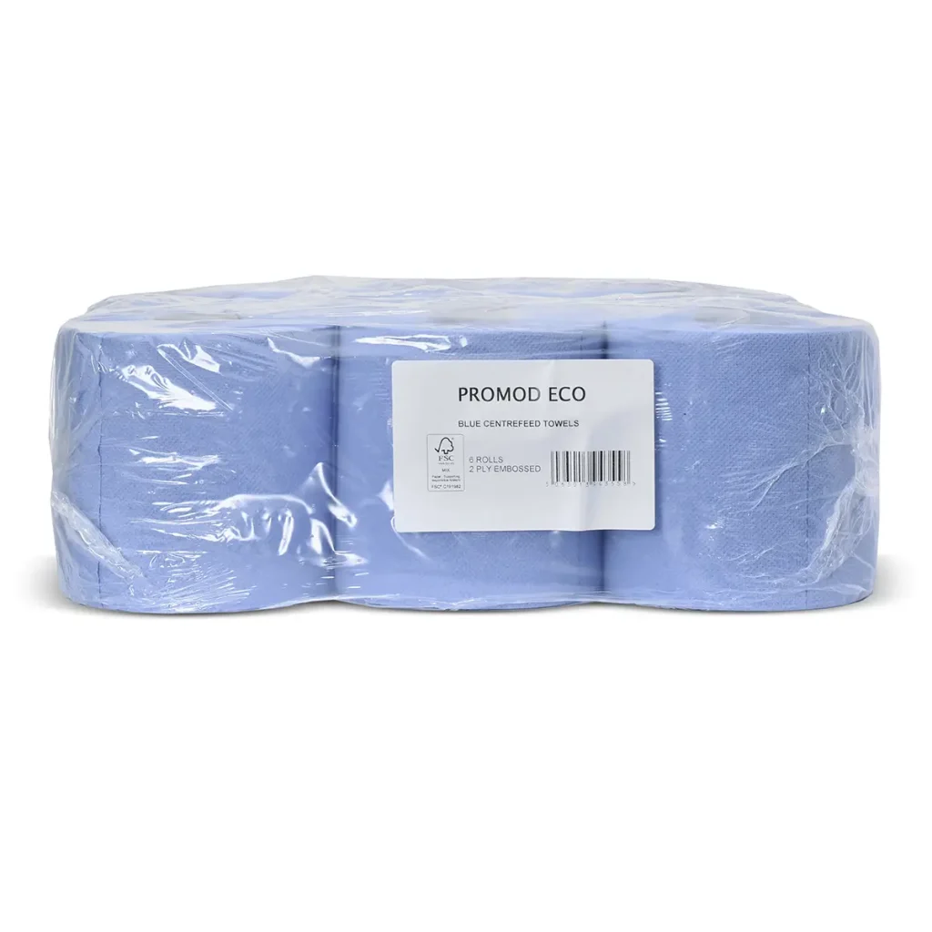ProMod Eco Blue centrefeed rolls wholesale